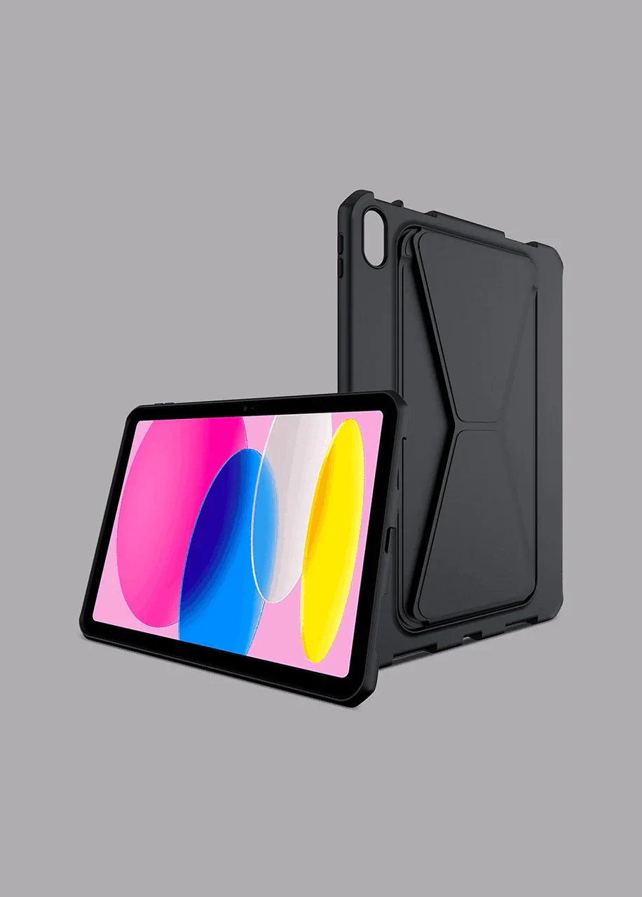 Itskins Spectrum iPad 11 (A16) & iPad 10.9 (10th Gen) Stand Case - Black - Tashqila Itskins Spectrum iPad 11 (A16) & iPad 10.9 (10th Gen) Stand Case - Black - Tashqila